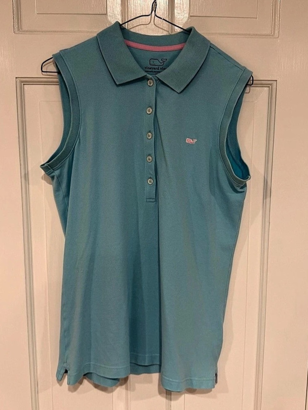 vineyard vines Sleeveless Polo in Blue Size Medium Like New